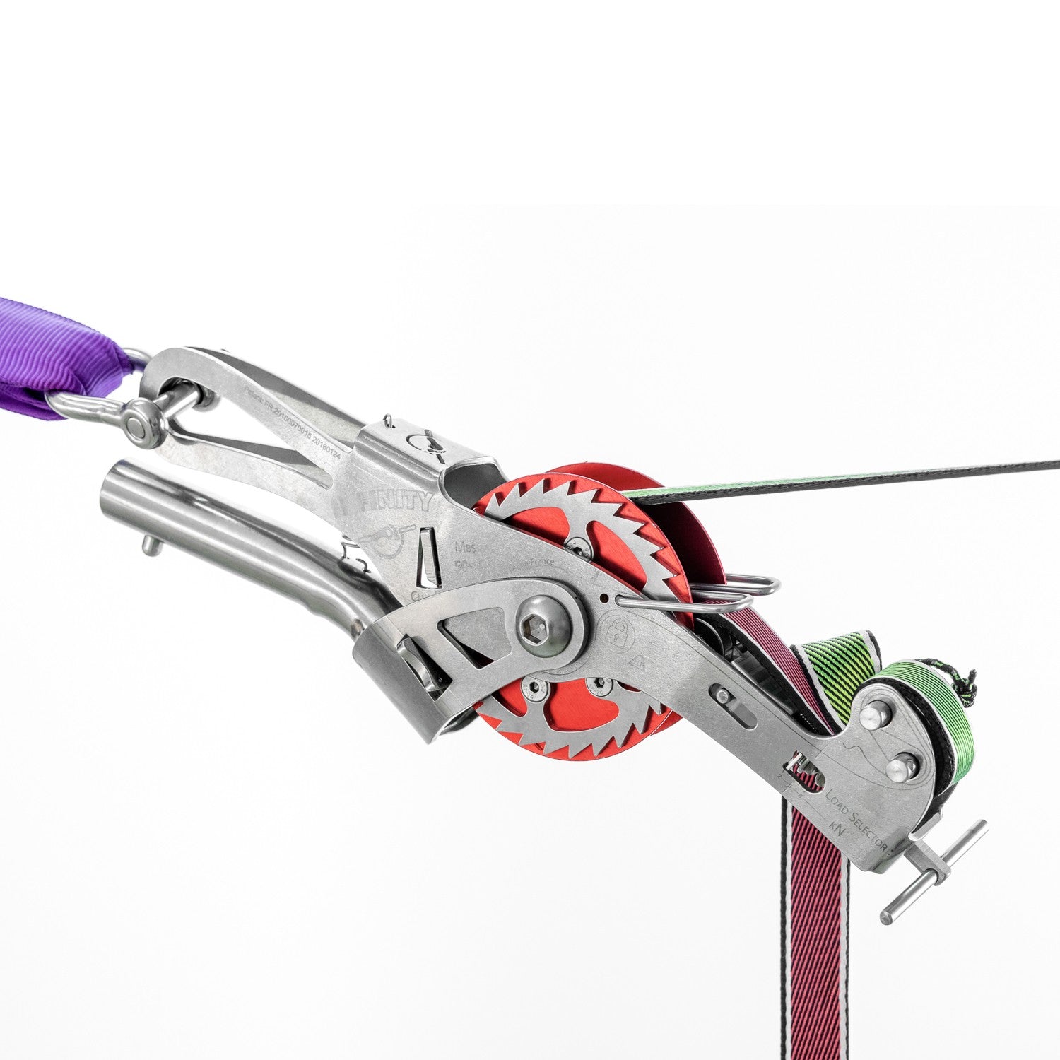 Sistema di tensionamento per highline e longline