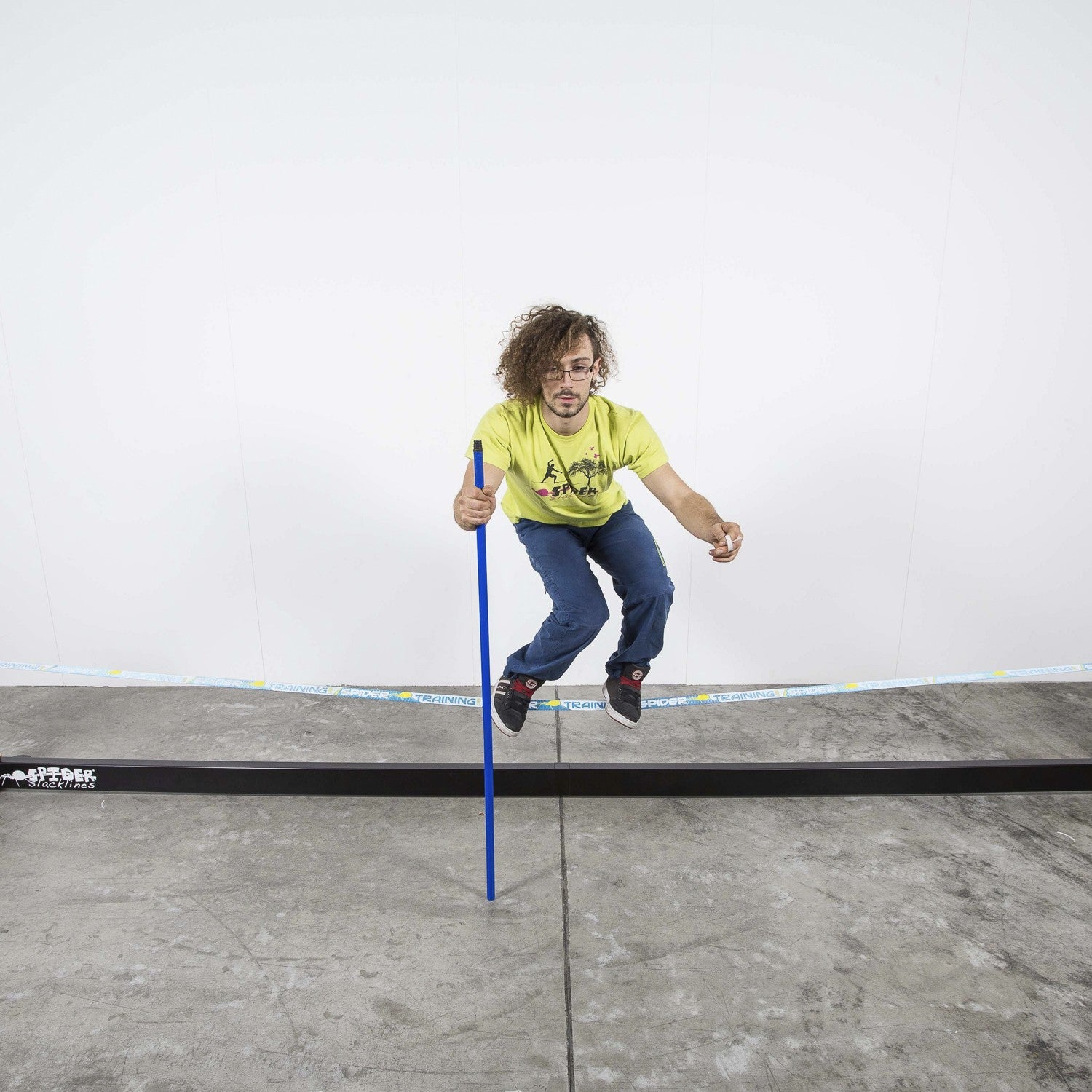struttura portante per slackline da interno
