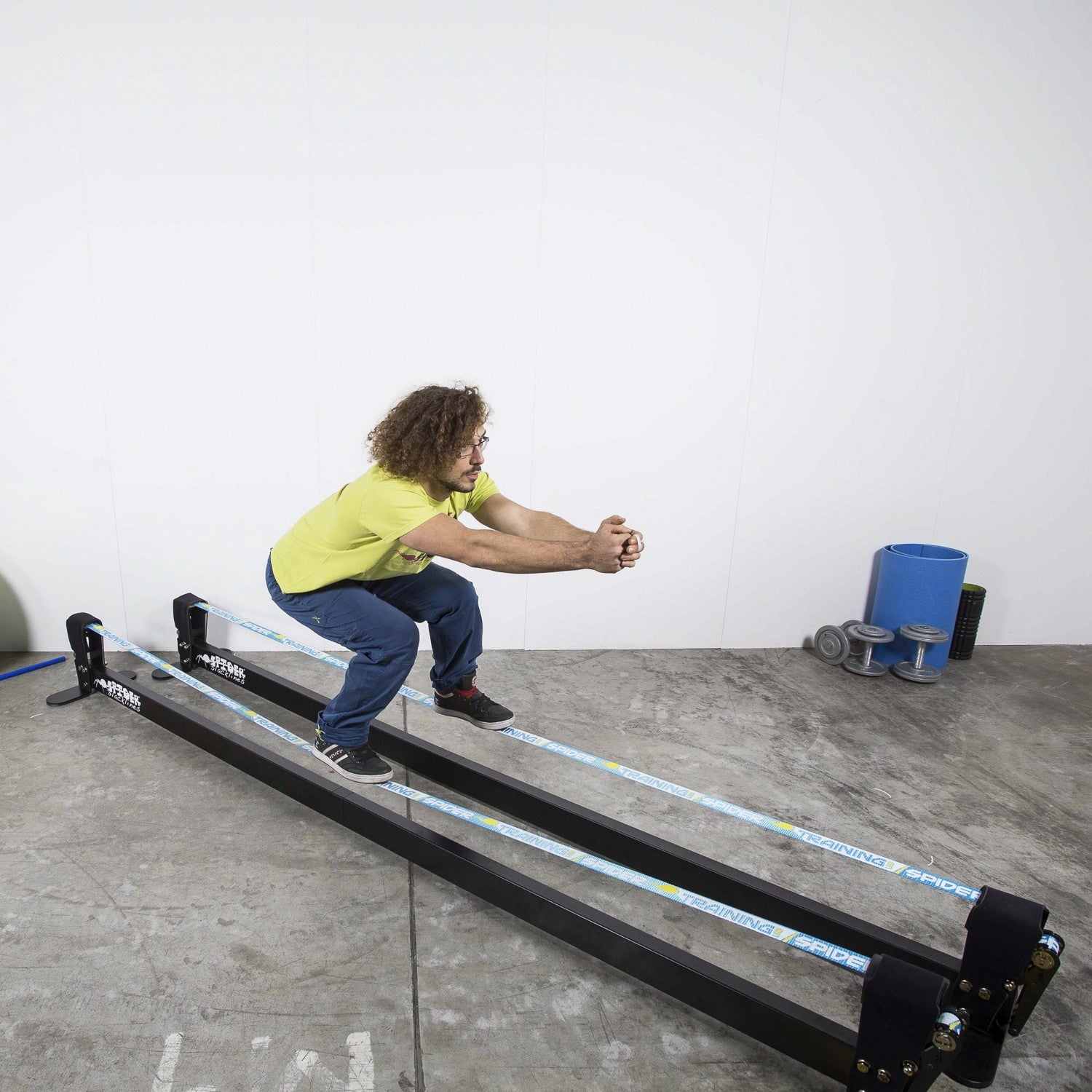 struttura portante per slackline da interno