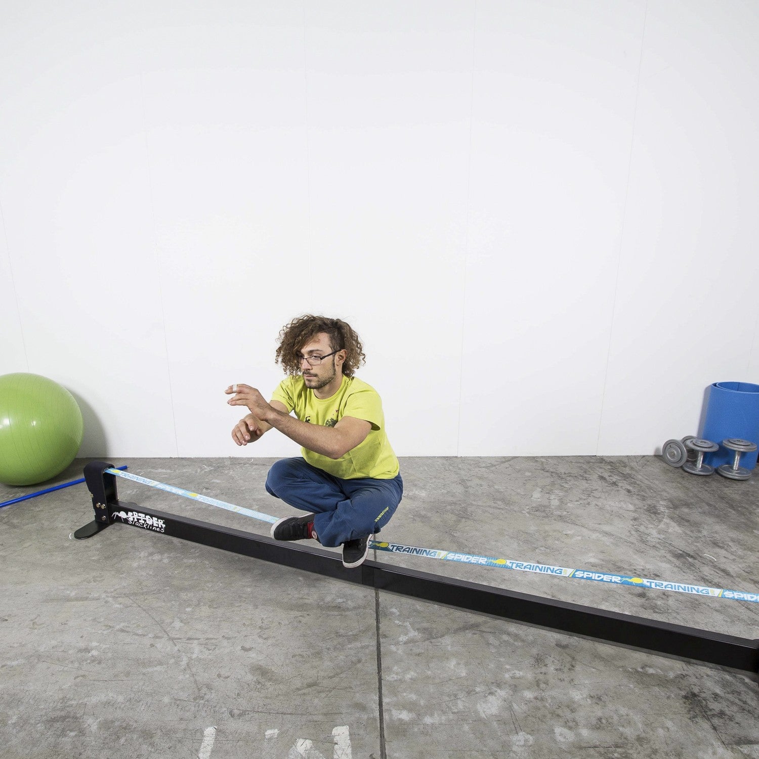 struttura portante per slackline da interno