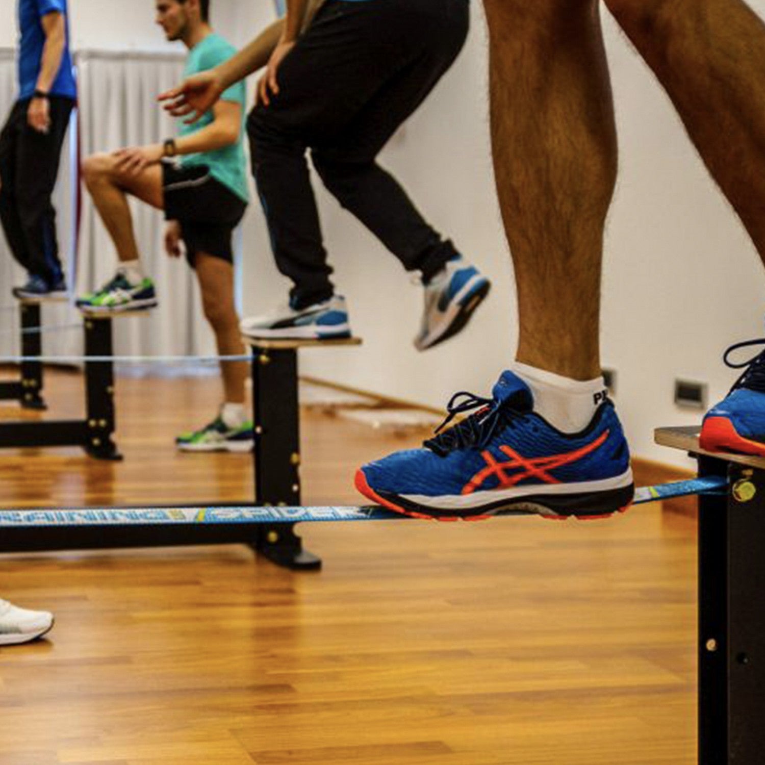 struttura portante per slackline da interno
