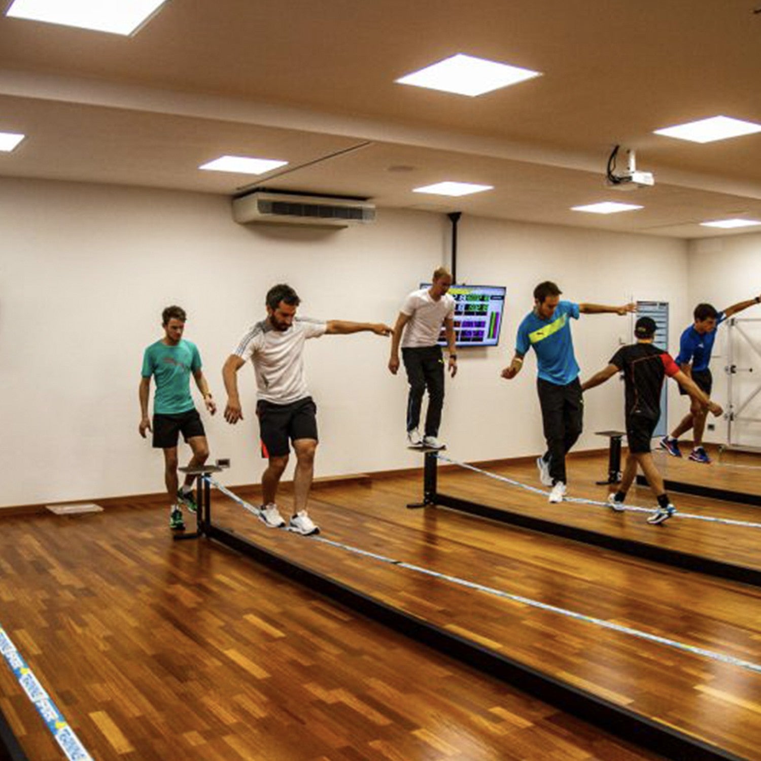 struttura portante per slackline da interno