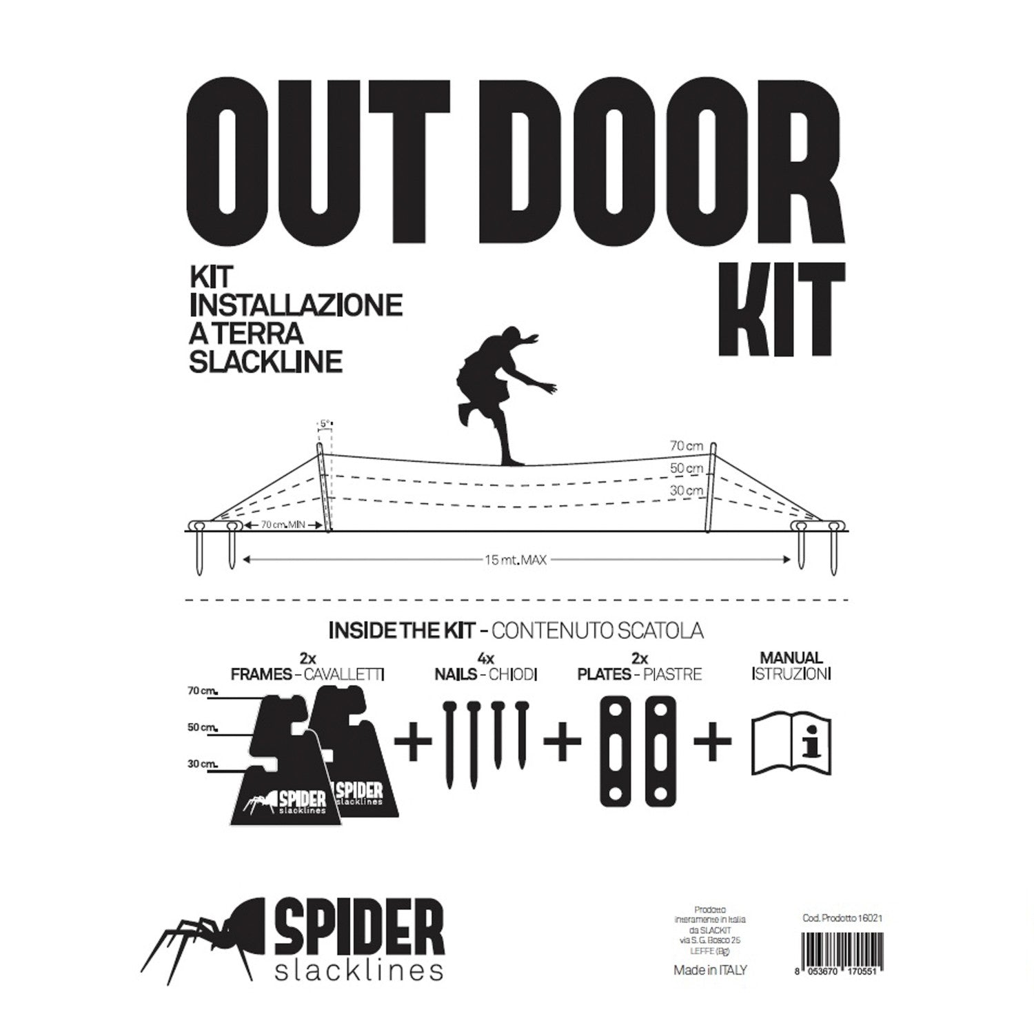 slackline outdoor kit