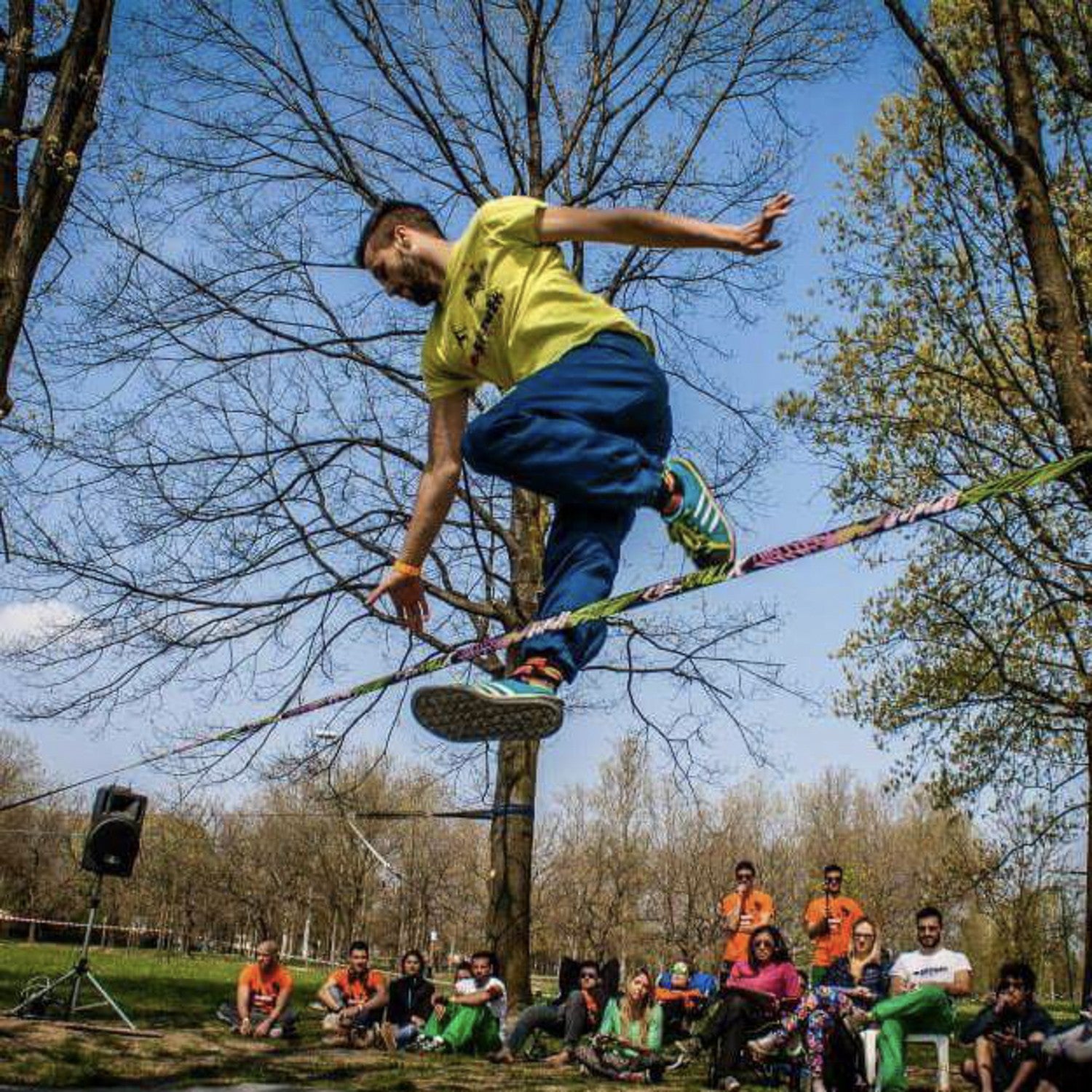 Slackline per tricklining