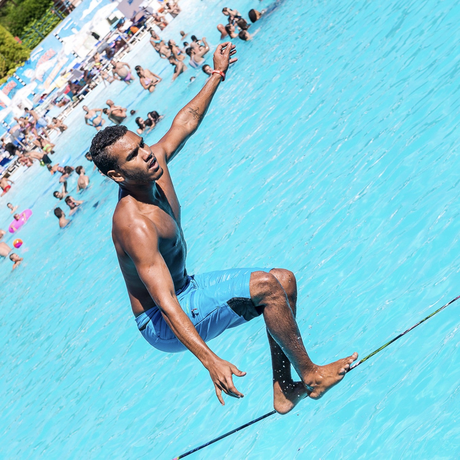 Slackline per tricklining