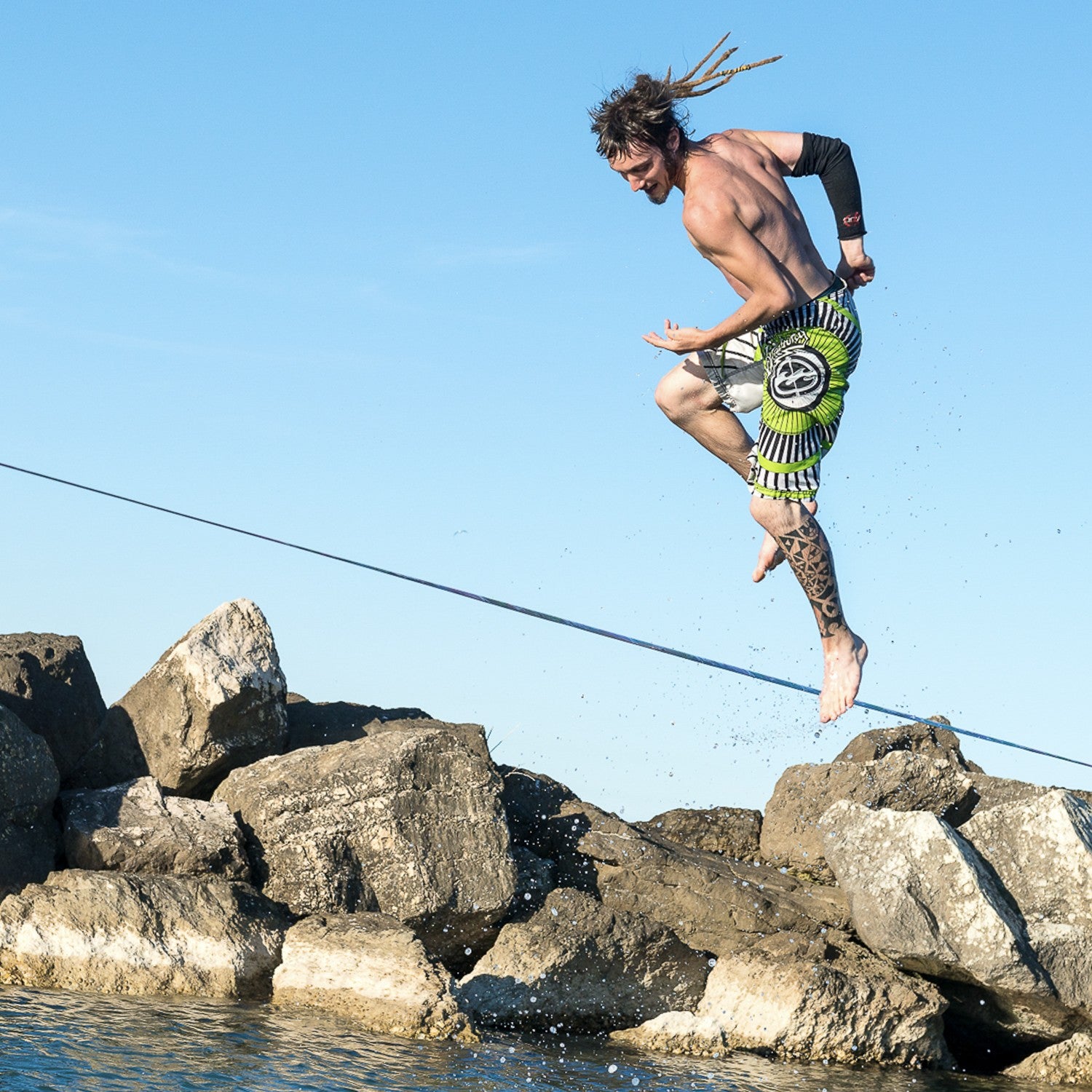 Slackline per tricklining