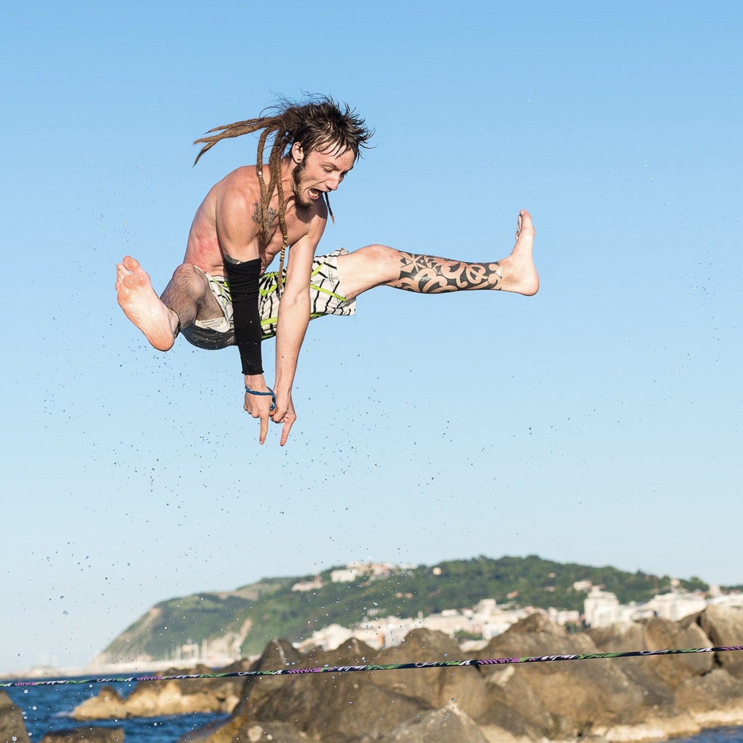 Slackline per tricklining