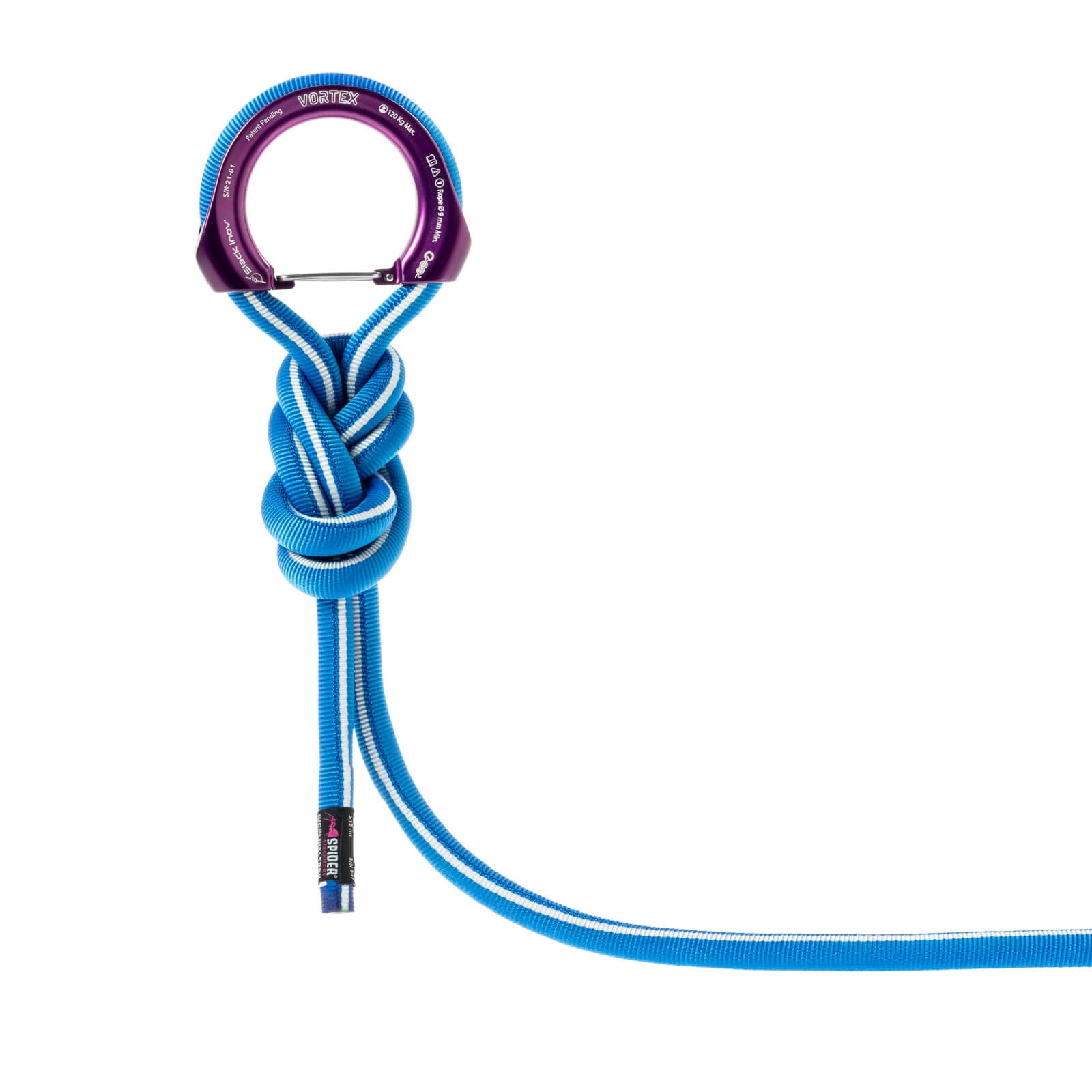 corda rivestita da tessuto di protezione#SELECT RING_1x 65 mm VORTEX Purple