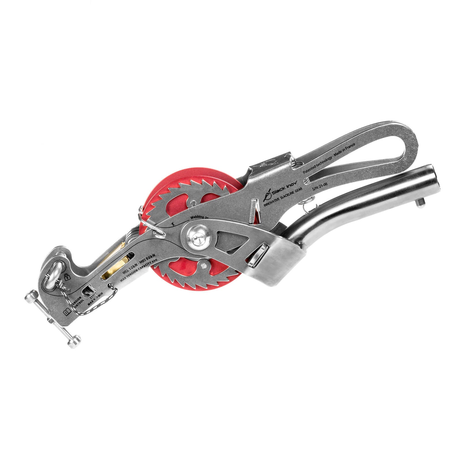 Sistema di tensionamento per highline e longline