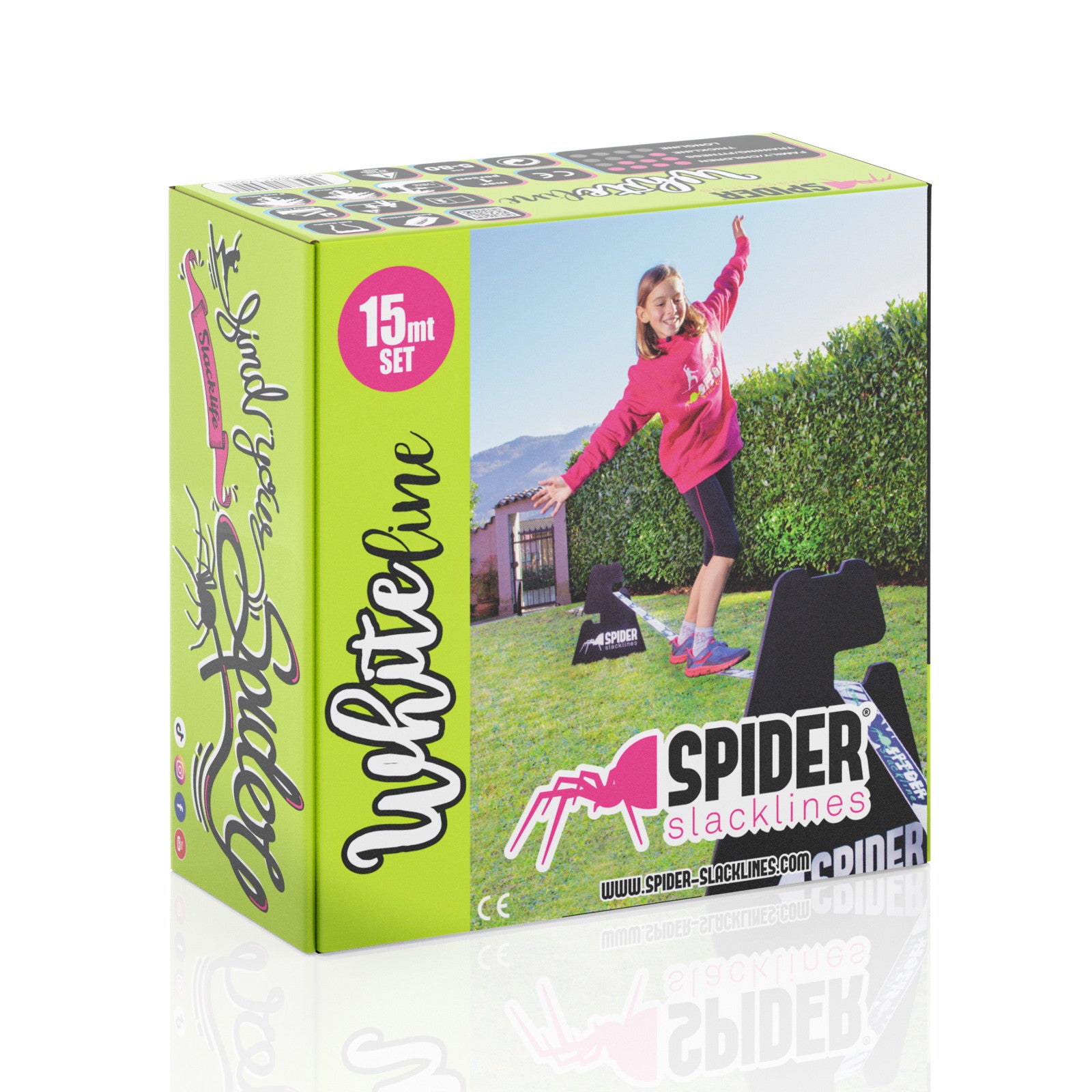 SLACKLINE KIT - WHITE LINE 15