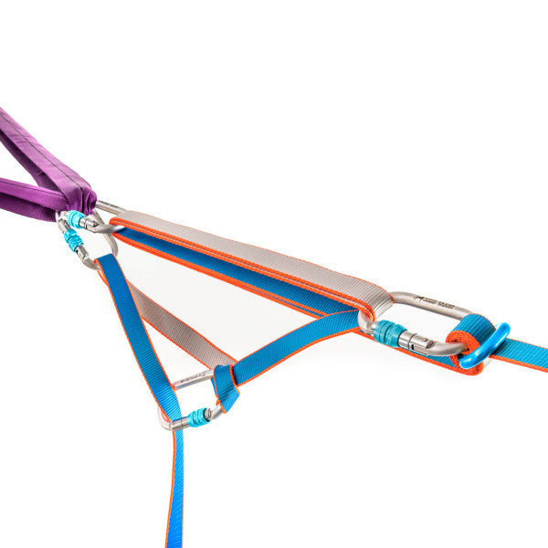 STEEL CARABINER OVAL SCREW NUT SLACKLINE