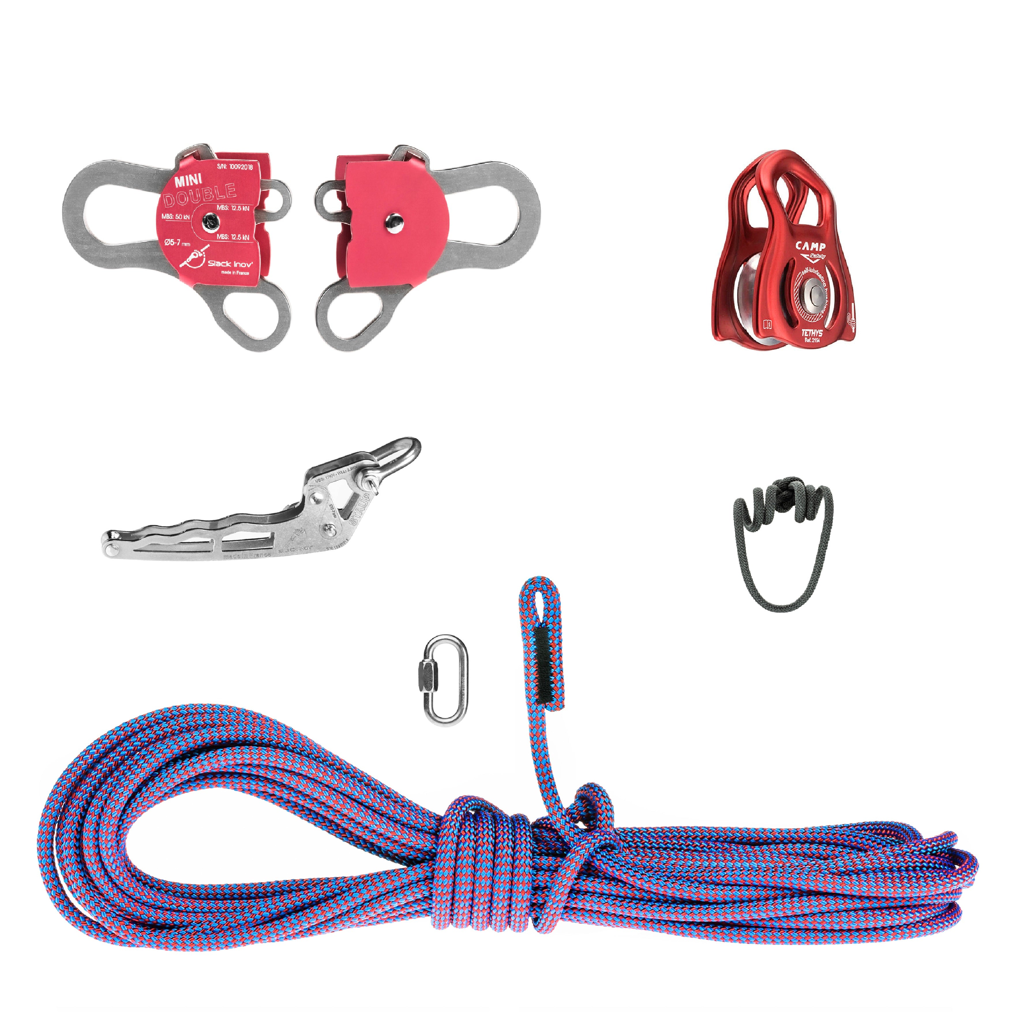 MINI DOUBLE PULLEY SYSTEM STAINLESS STEEL