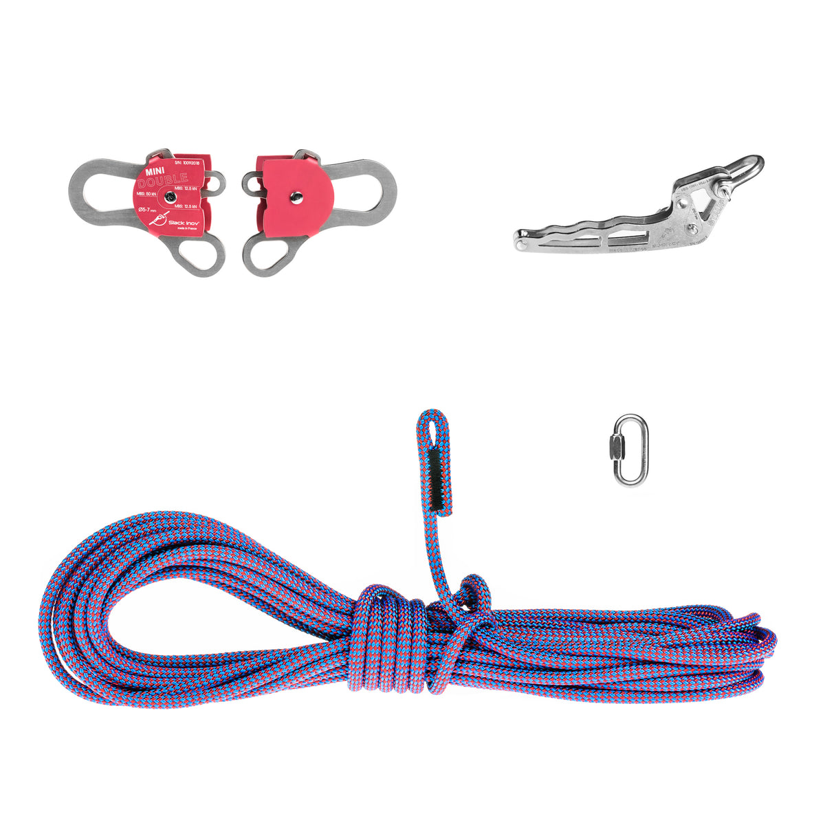 MINI DOUBLE U-LIGHT 5:1 PULLEY SYSTEM STAINLESS STEEL