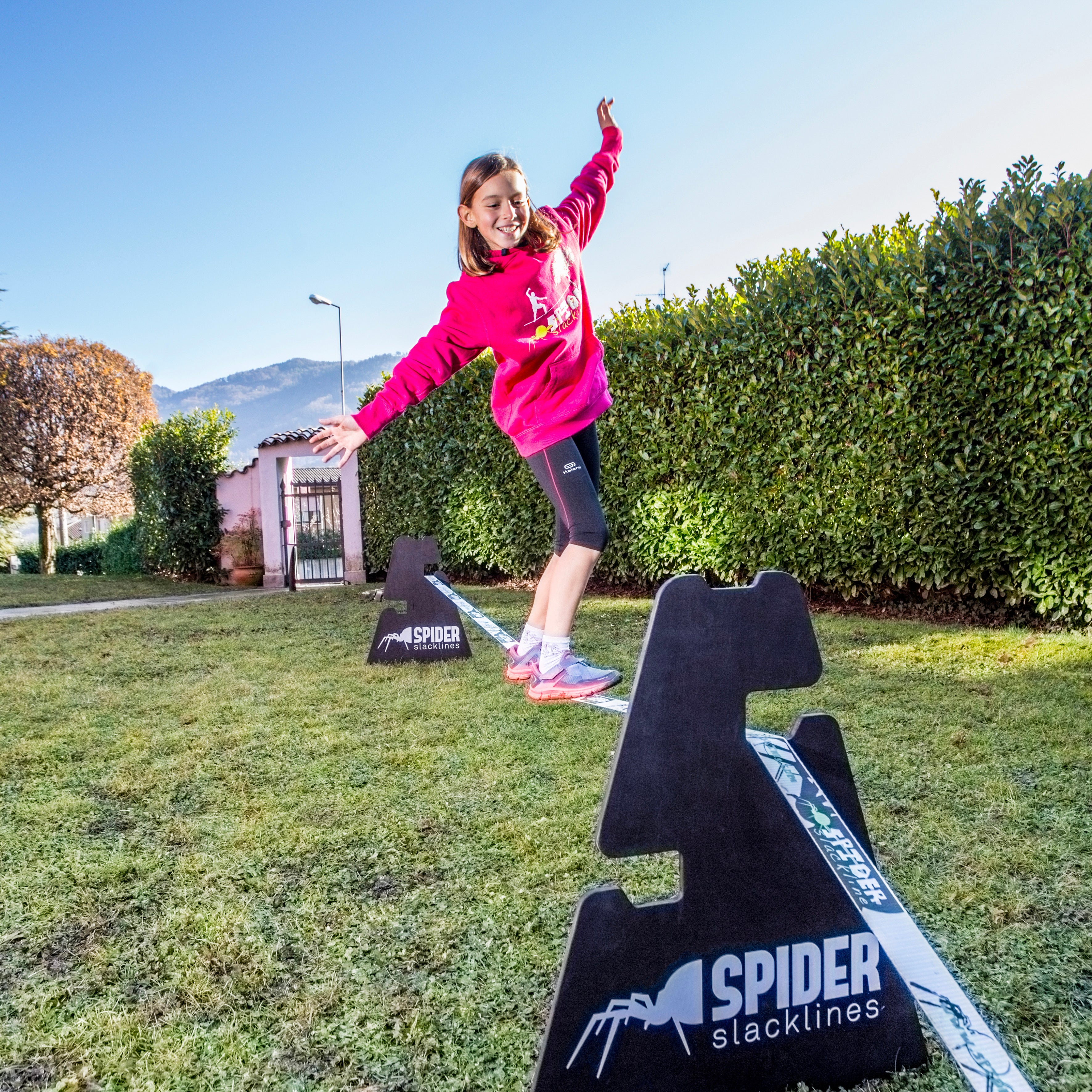 SLACKLINE OUTDOOR KIT WHITE LINE 15