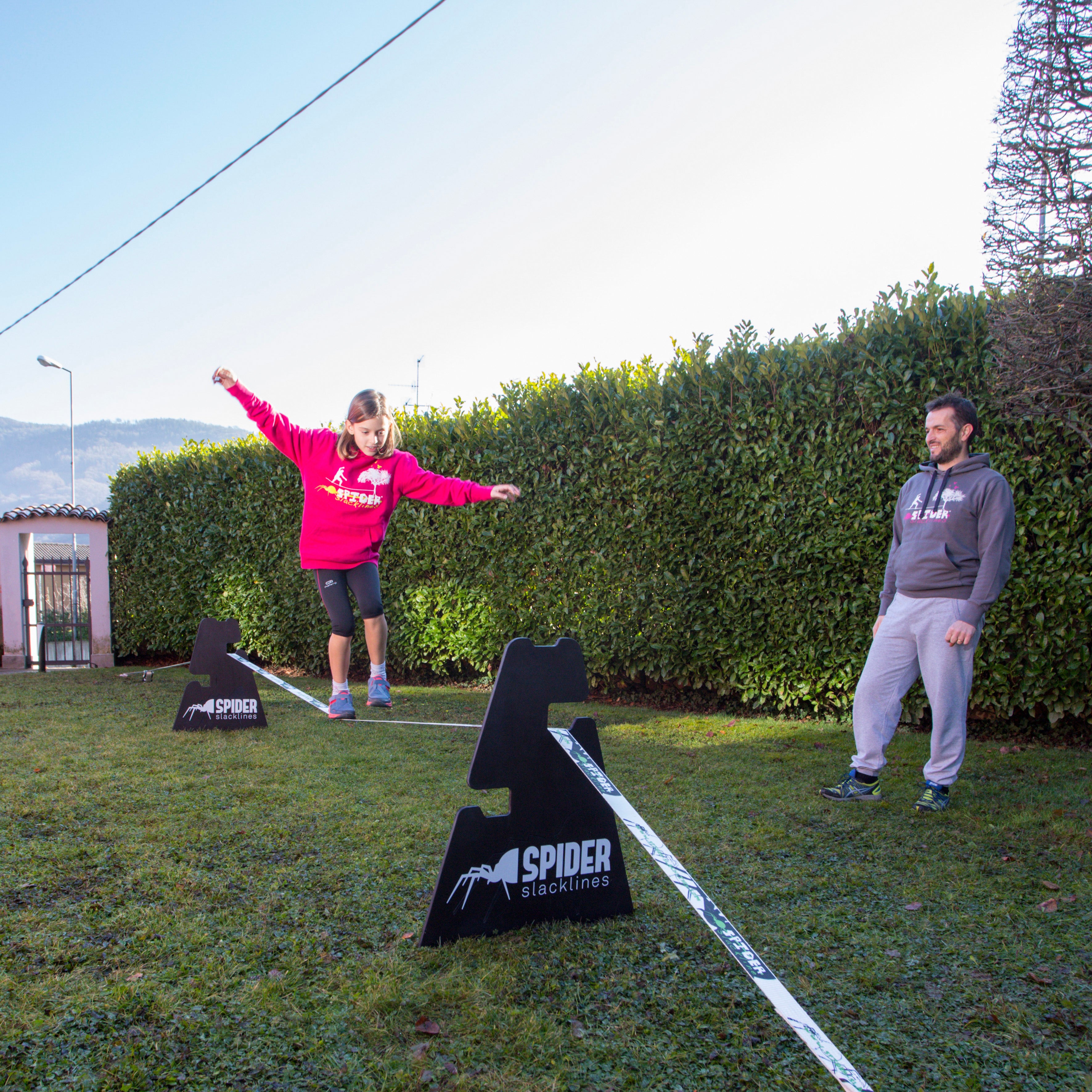 SLACKLINE OUTDOOR KIT WHITE LINE 15