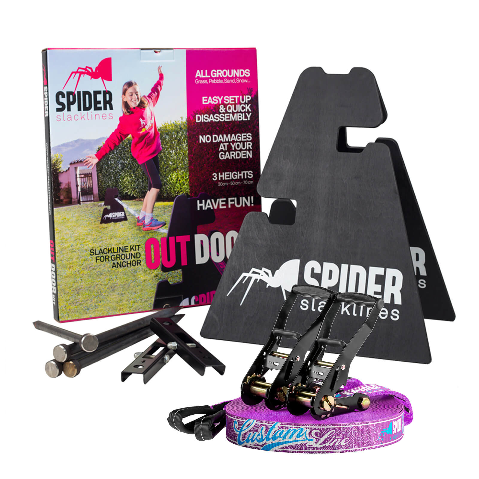 SLACKLINE OUTDOOR KIT CUSTOM LINE