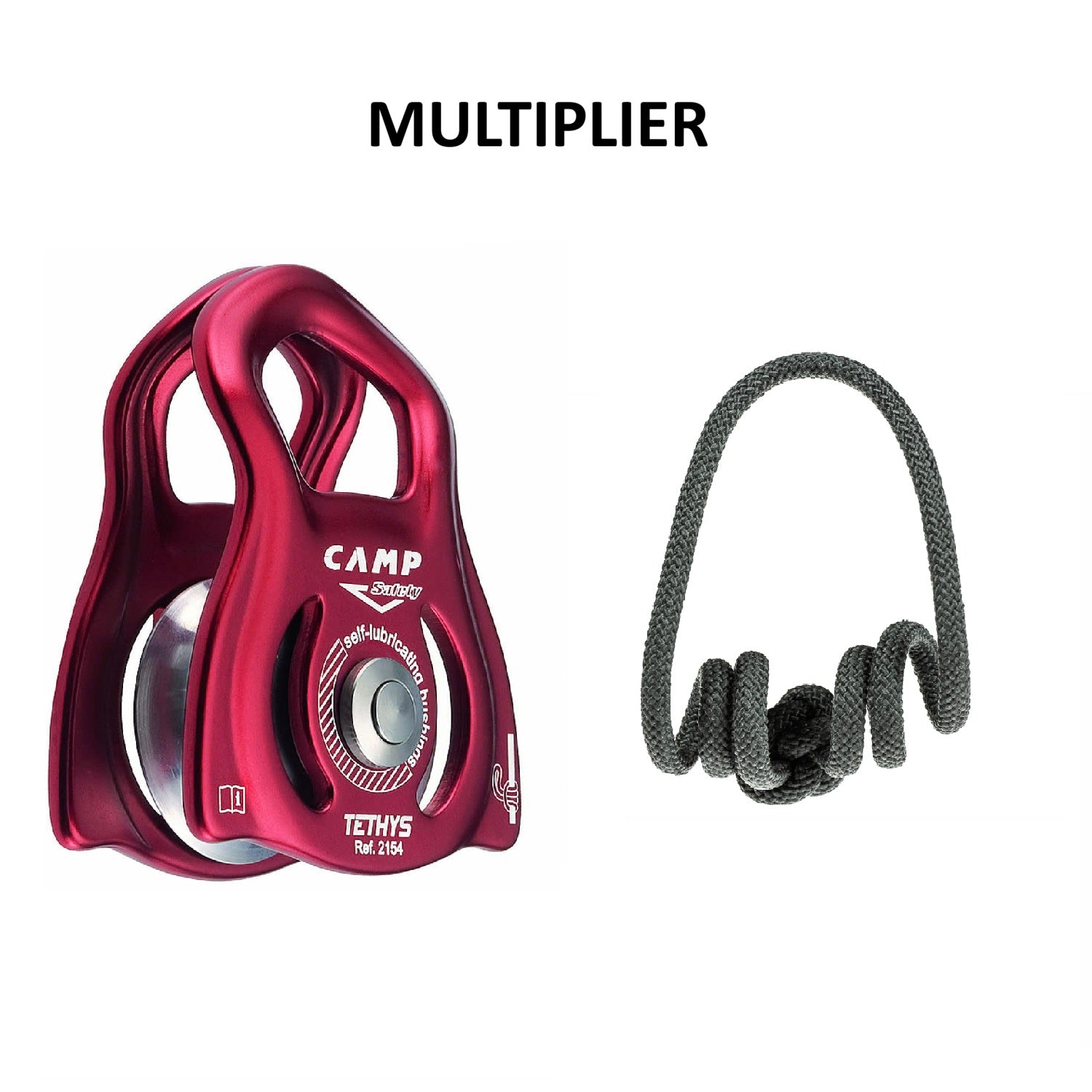 MULTIPLIER KIT - PULLEY + KNOTTED ROPE