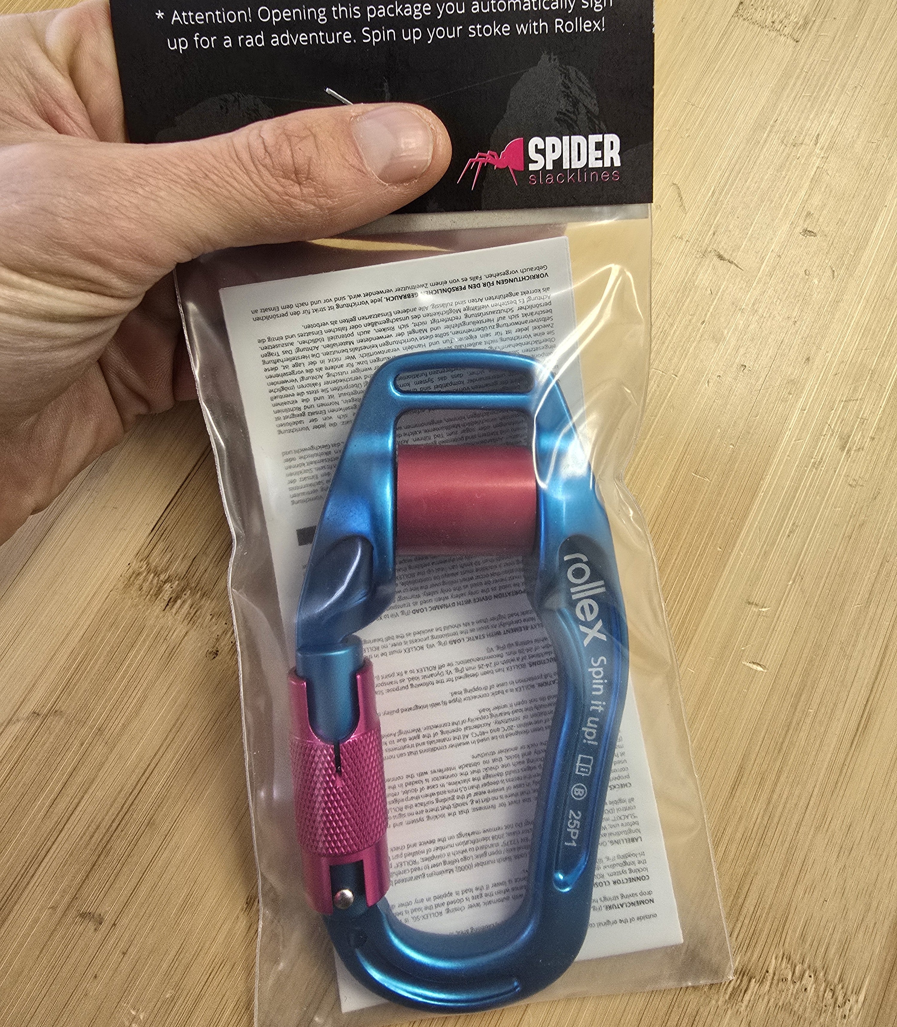 Rollex Highline Pulley Carabiner - Spider Slacklines