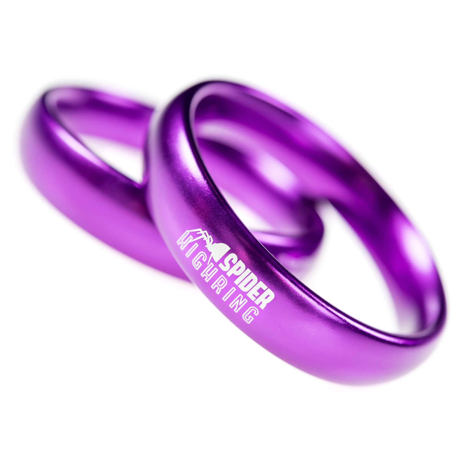 anello di alluminio viola