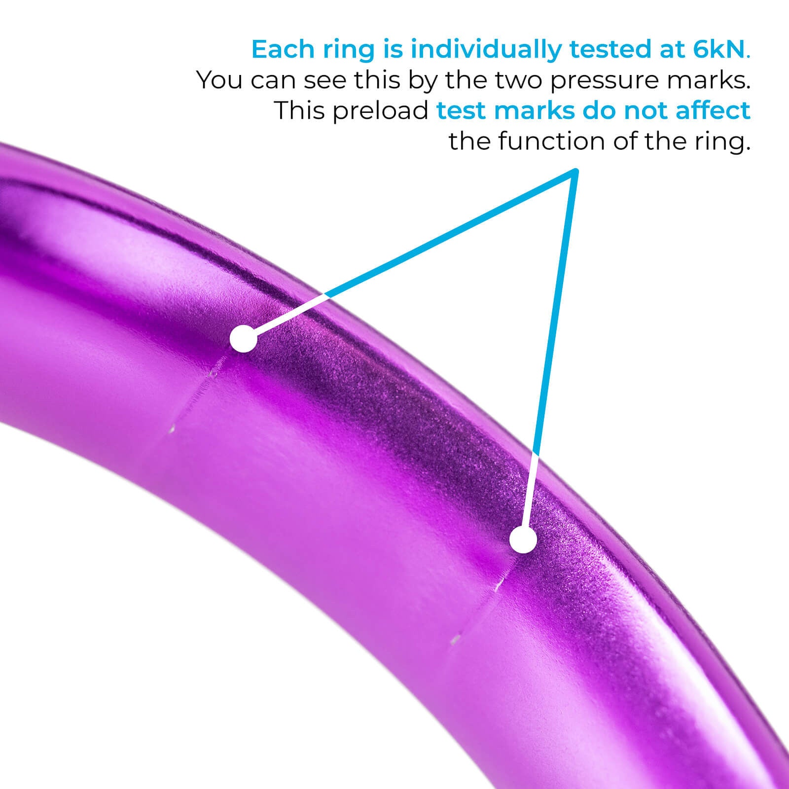 80MM HIGHRING - FLAT ALUMINUM HIGHLINE RING