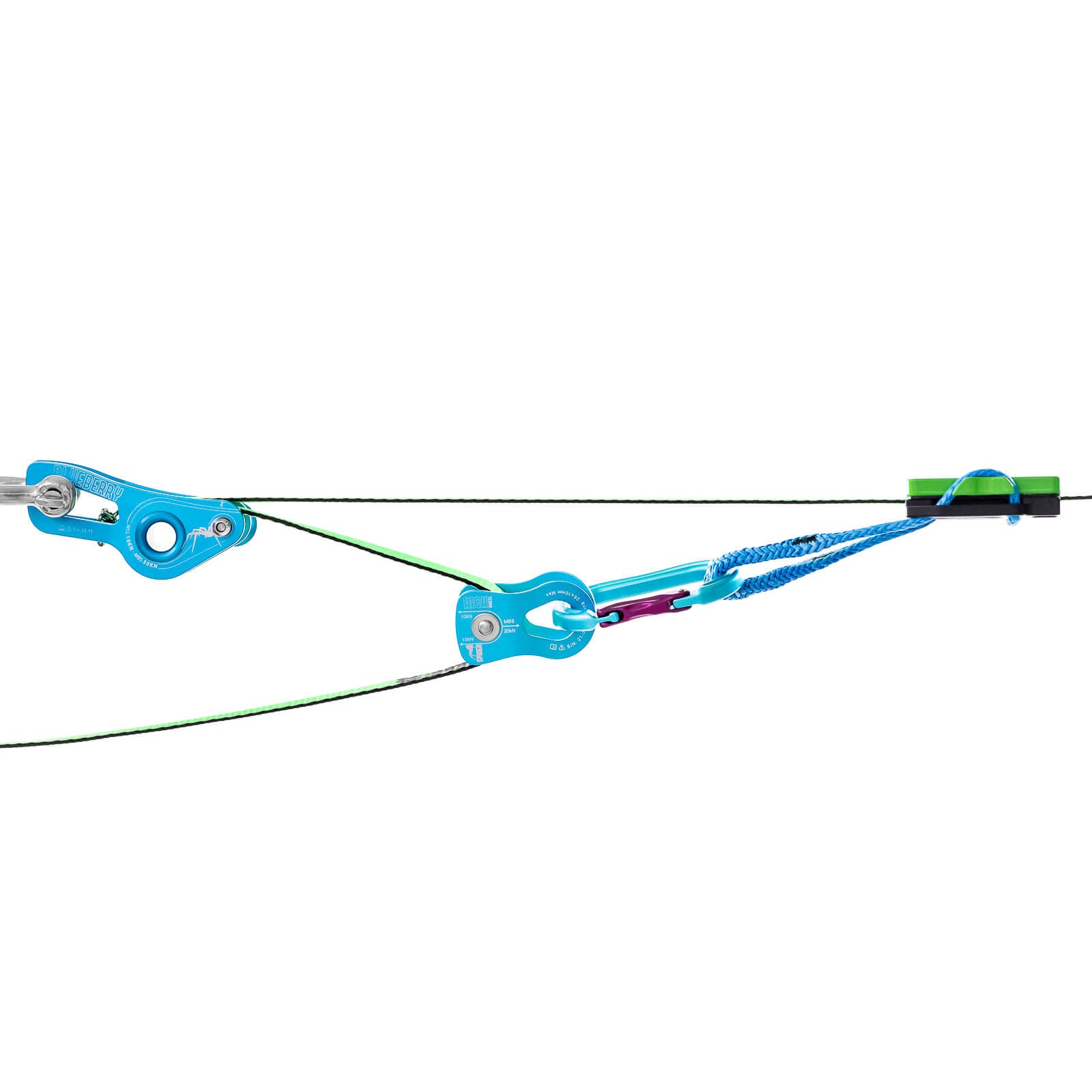 carrucola piatta slackline