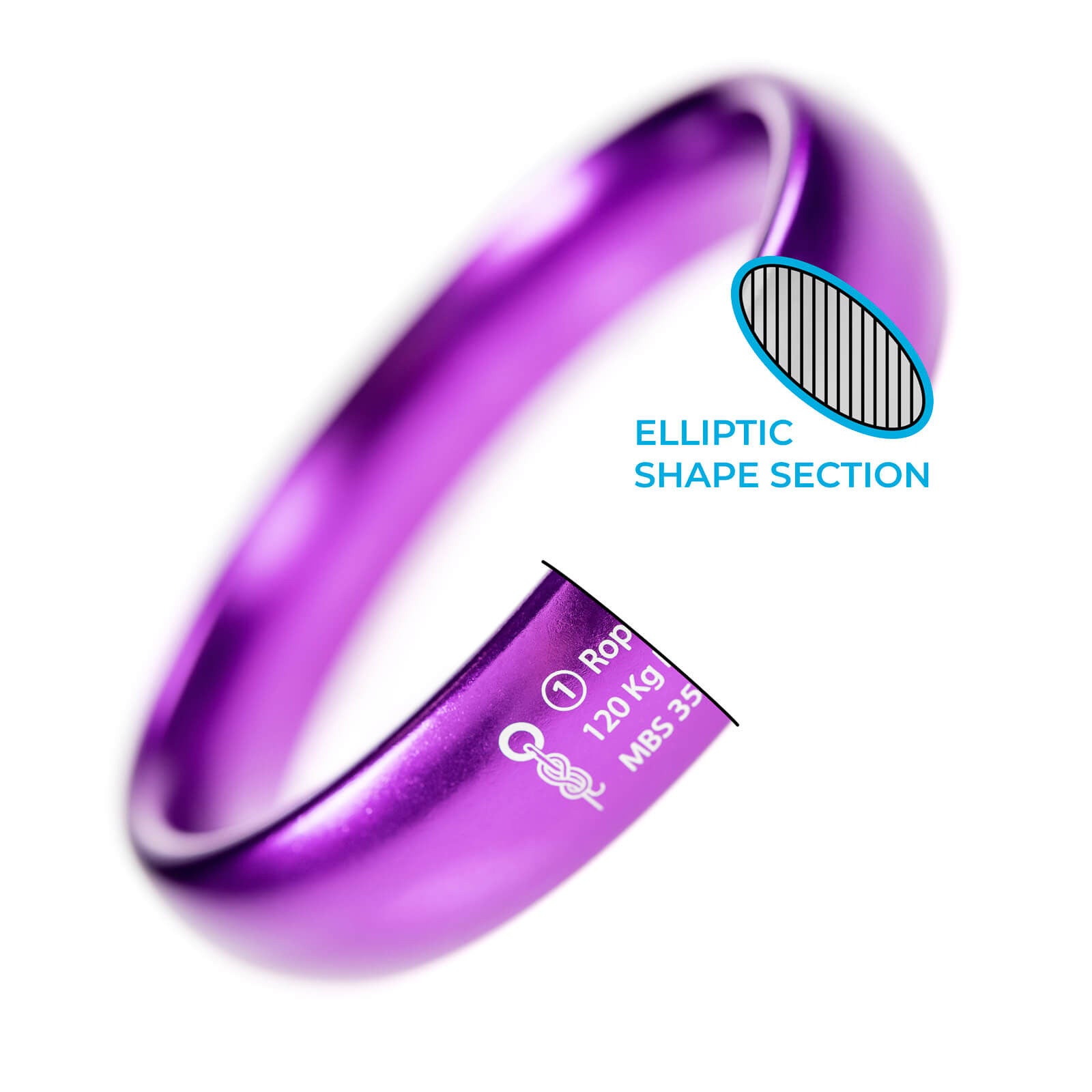 80MM HIGHRING - FLAT ALUMINUM HIGHLINE RING