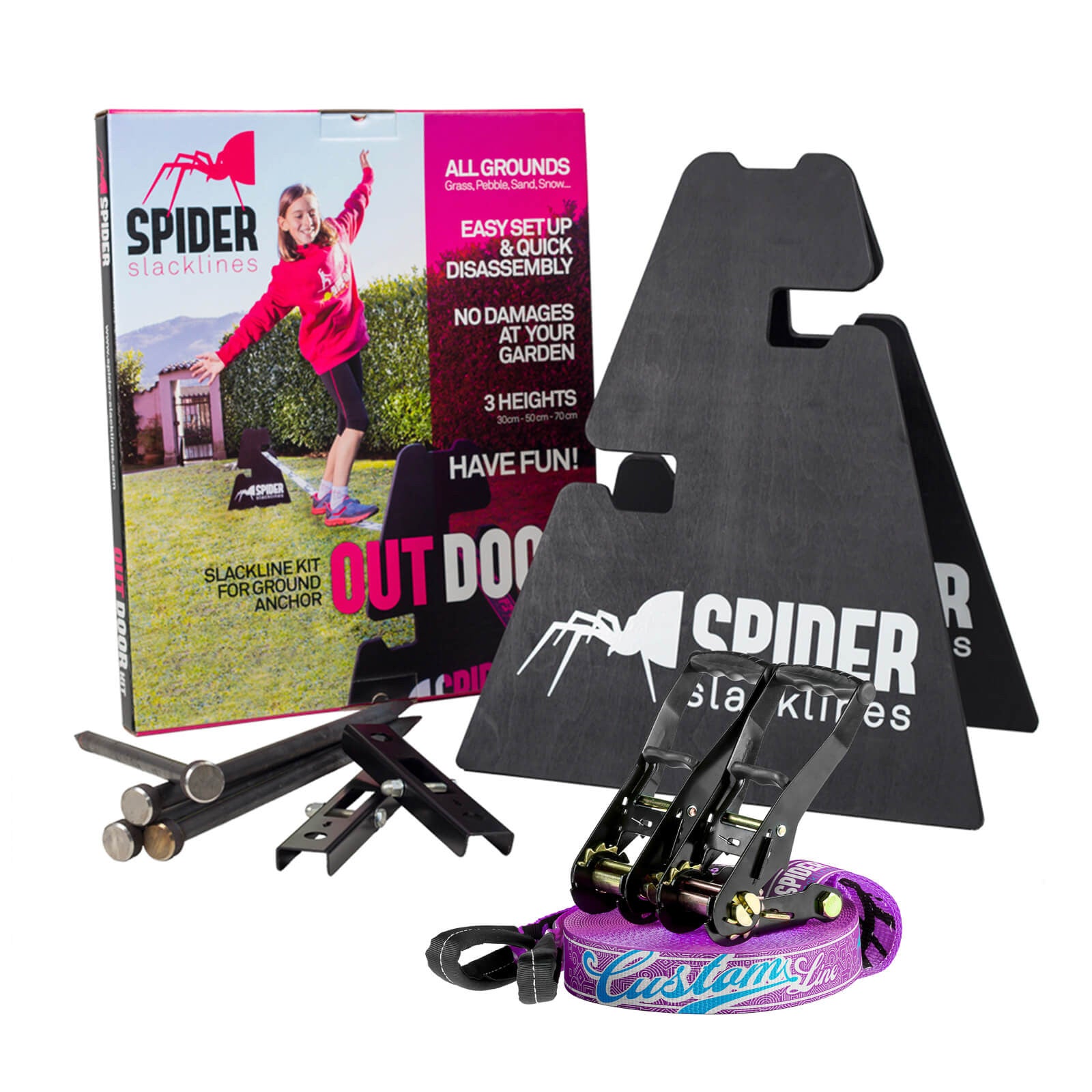 SLACKLINE OUTDOOR KIT CUSTOM LINE