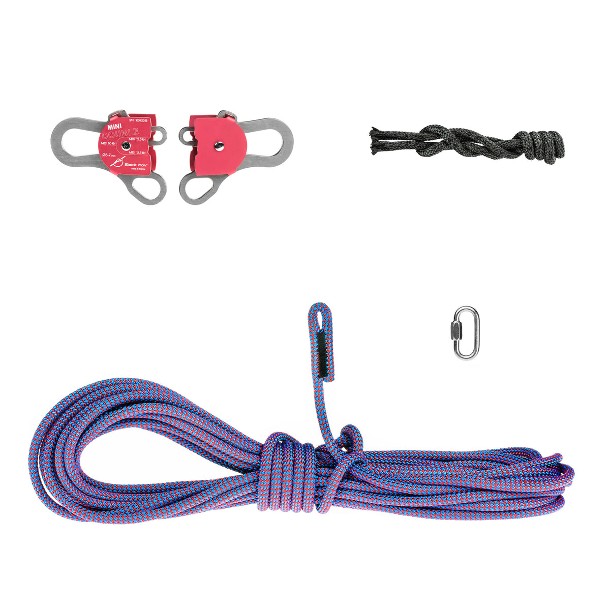 MINI DOUBLE U-LIGHT 5:1 PULLEY SYSTEM STAINLESS STEEL