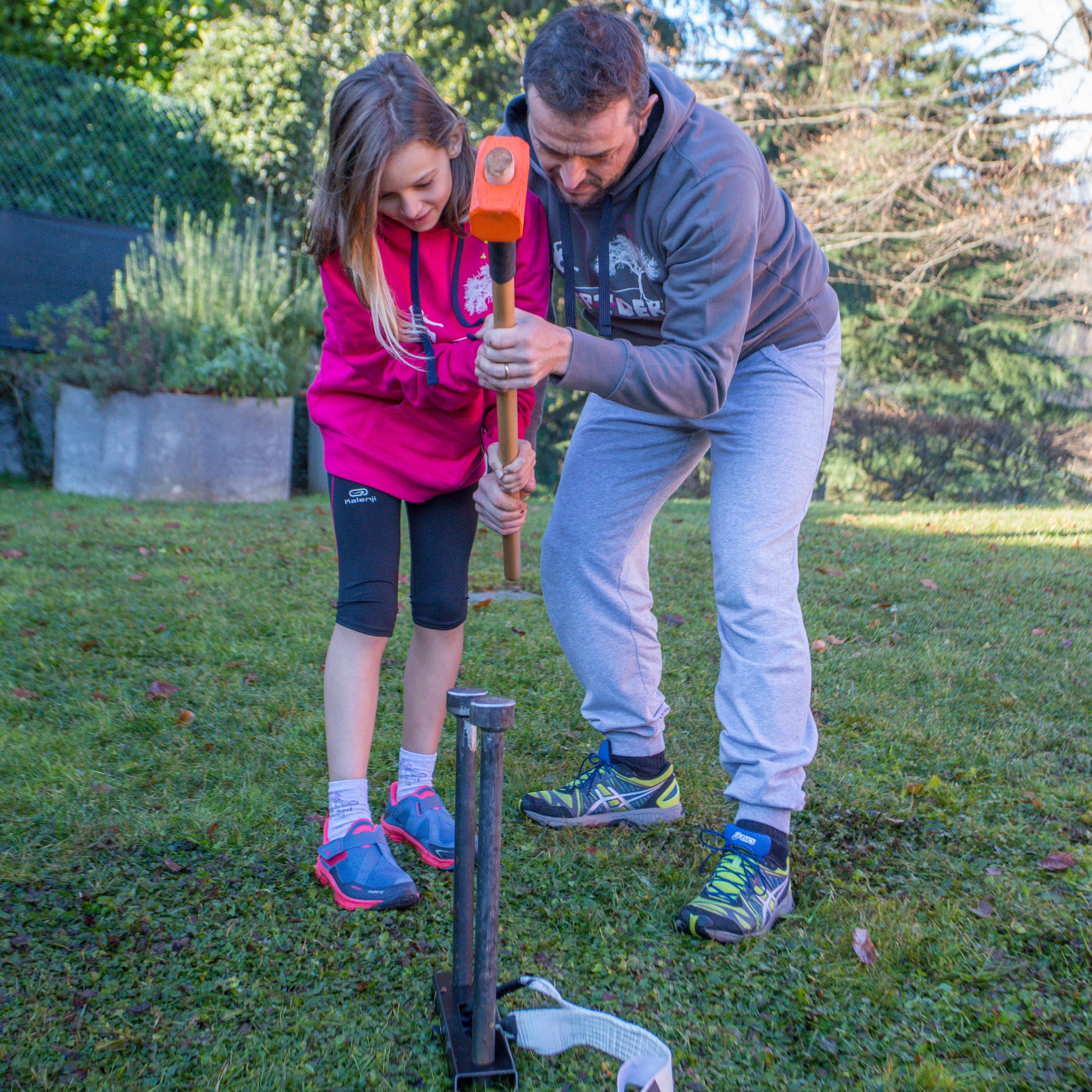 SLACKLINE OUTDOOR KIT WHITE LINE 15