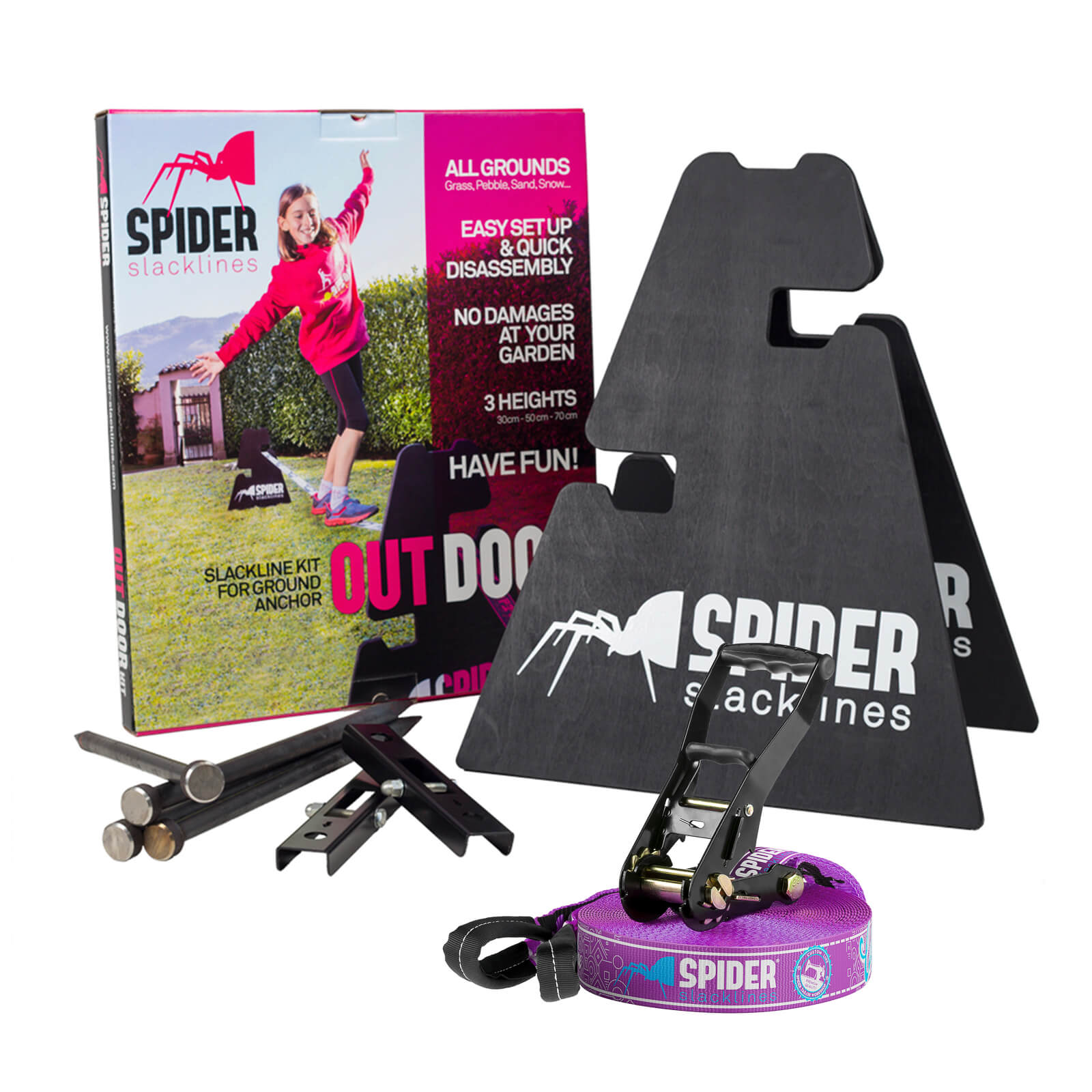 SLACKLINE OUTDOOR KIT CUSTOM LINE