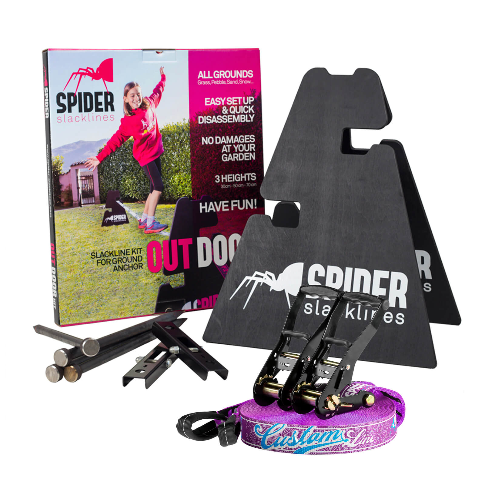 SLACKLINE OUTDOOR KIT CUSTOM LINE